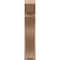 Ekena Millwork 7 1/2-in W x 30-in D x 34-in H Funston Slat Rough Cedar Woodgrain TimberThane Outlooker, Primed Tan OUTUR075X30X34FST24RCPR - alternate 4